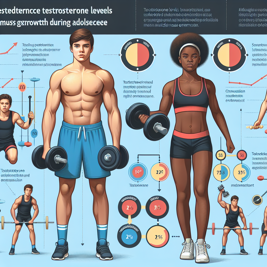 Testosterone growth in young athletes