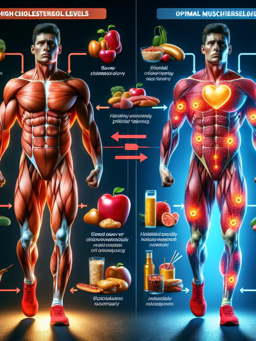 Effects of cholesterol levels on muscle recovery after training
