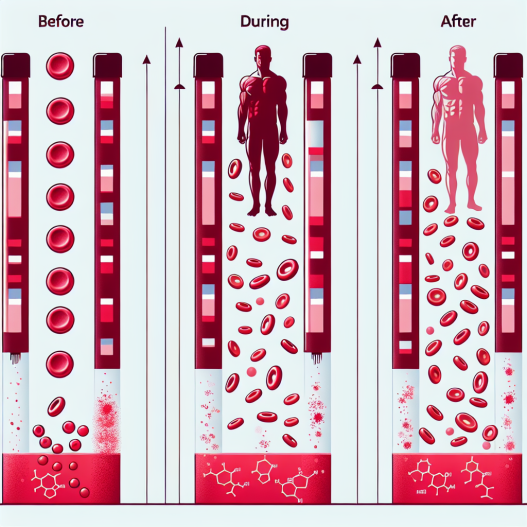 Bloodwork before, during, and after turinabol