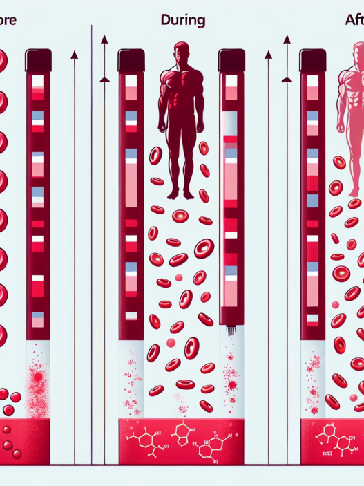 Bloodwork before, during, and after turinabol