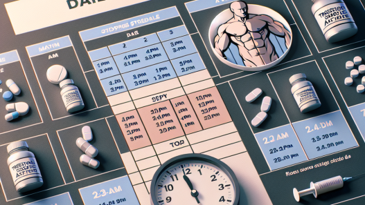 Timing of trestolone acetato doses for maximum effectiveness
