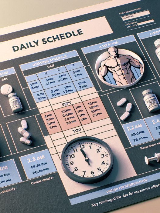 Timing of trestolone acetato doses for maximum effectiveness