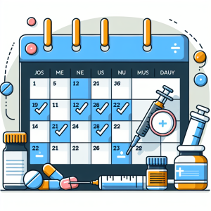 Frequency of health checks during trestolone enantato