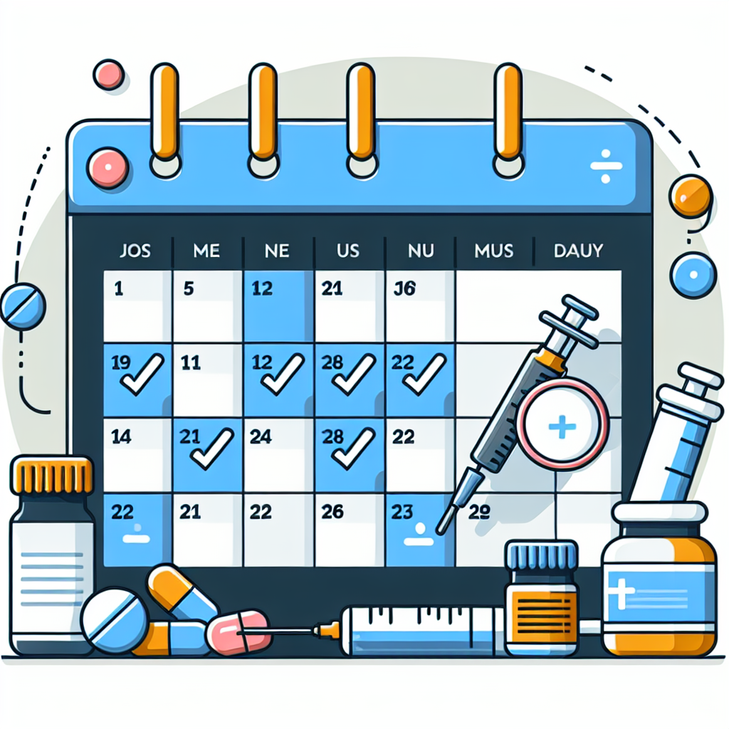 Frequency of health checks during trestolone enantato