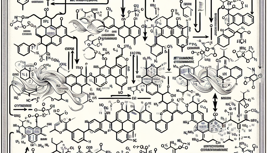 Synthesis pathway of methandienone injection