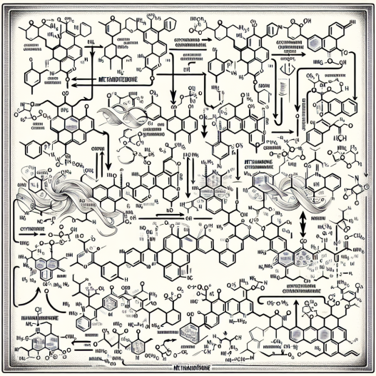 Synthesis pathway of methandienone injection