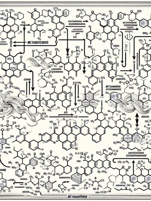 Synthesis pathway of methandienone injection