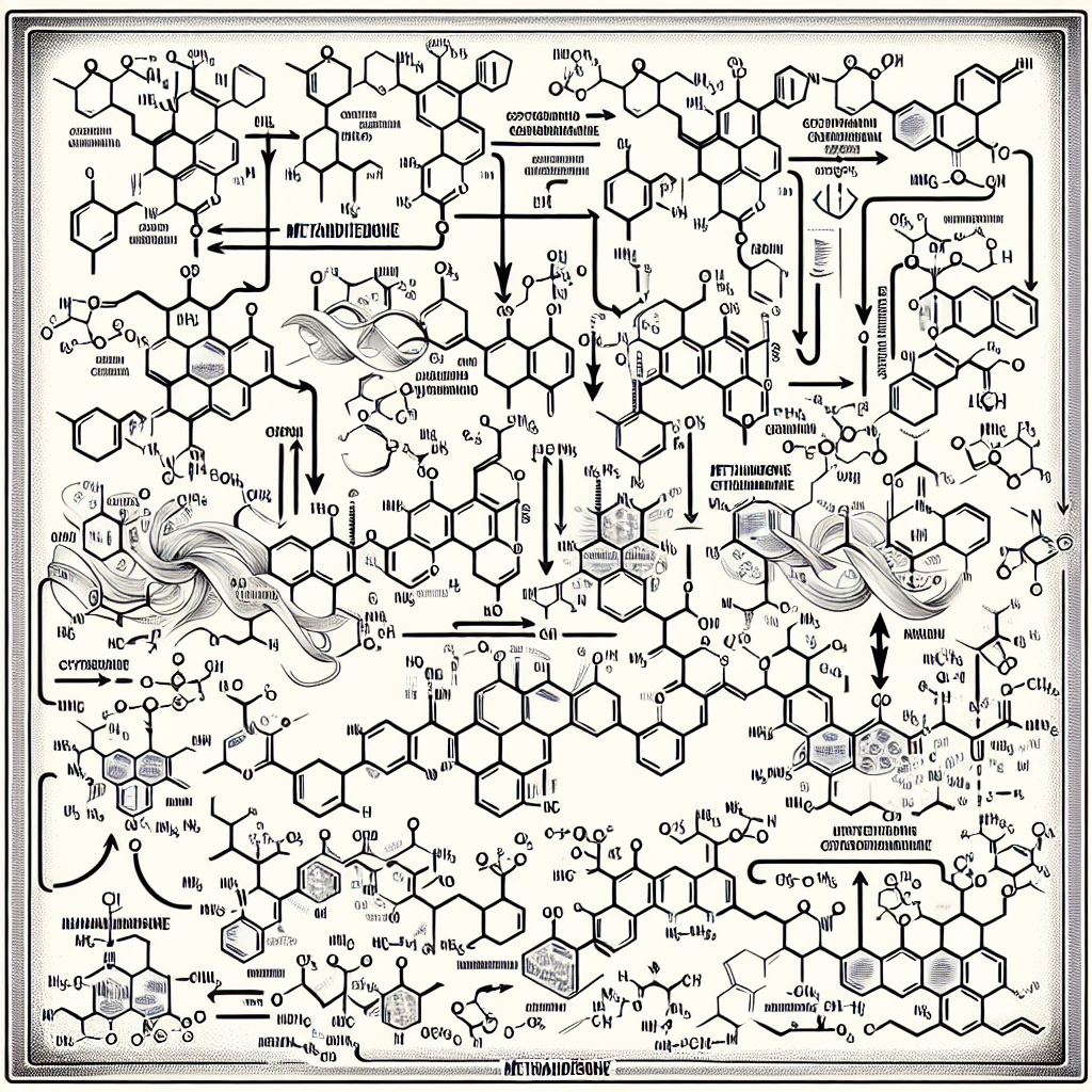 Synthesis pathway of methandienone injection