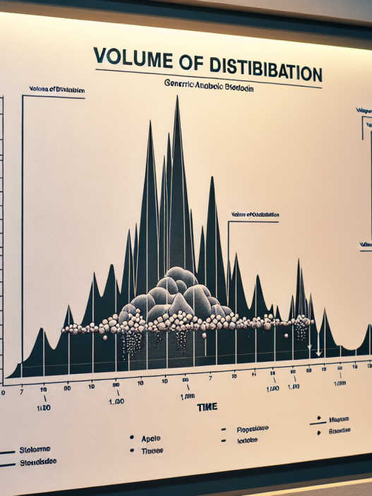 Volume of distribution of stenbolone